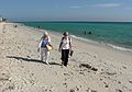 May 27, 2006 - Sarasota, Florida.Marie and Joyce on Turtle Beach on Siesta Key.