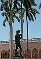 May 28, 2006 - Sarasota, Florida.<br />John and Mable Ringling Estate.<br />Bronze casting of Michelangelo's David.