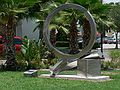 May 30, 2006 - Winter Haven, Florida.<br />Rob Lorenson (Middleboro, MA), "Split Ring in Motion", 2004, stainless steel, 9’ x 8’ x 3’4”.<br />Best in show.