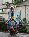 May 31, 2006 - Lakeland, Florida.<br />One of many such decorated ducks throughout the city.