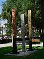 May 31, 2006 - Lakeland, Florida.<br />Polk Museum's Sixth Annual Florida Outdoor Sculpture Competition.<br />Carl Billingsley (Ayden, NC), "Three Graces", brass, copper, aluminum and steel, 13'x11’x12’.