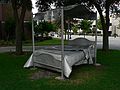 May 31, 2006 - Lakeland, Florida.<br />Polk Museum's Sixth Annual Florida Outdoor Sculpture Competition, second place.<br />R.F. Buckley (Miami, FL), "Sleep that knits up the raveled sleave of care", 1992, Forged and welded aluminum, 94 x 66.