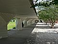 May 31, 2006 - Florida Southern College, Lakeland, Florida.<br />Frank LLoyd Wright designed connecting walkway.