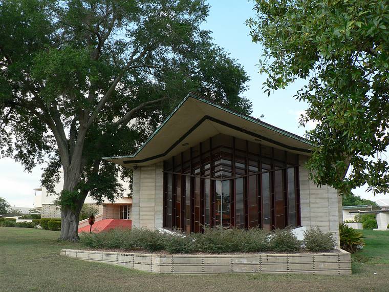 May 31, 2006 - Florida Southern College, Lakeland, Florida.<br />Frank Lloyd Wright designed C. William H. Danforth Chapel (1955).