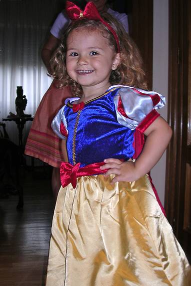 June 4, 2006 - Madrid, Spain.<br />Paula as Blancanieves (Snow White) and almost three years old.