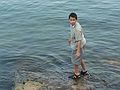 June 18, 2006 - Manchester by the Sea, Massachusetts.<br />Eriks' 13th birthday.<br />Eriks walking on water?