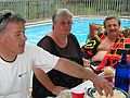 July 4, 2006 - At Uncle Tom's cabin, South Hampton, New Hampshire.<br />Jim, Norma, and Paul's friend Paul.