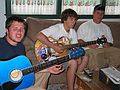 July 4, 2006 - At Uncle Tom's cabin, South Hampton, New Hampshire.<br />Colin, Michael, and friend.