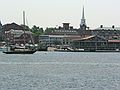 July 10, 2006 - Newburyport, Massachusetts.<br />A 45-min. narrated harbor cruise.<br />Somerby's Landing and the Black Cow Restaurant.