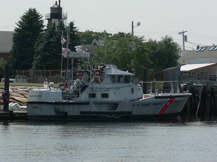 July 10, 2006 - Newburyport, Massachusetts.<br />A 45-min. narrated harbor cruise.<br />Coast Guard boat.