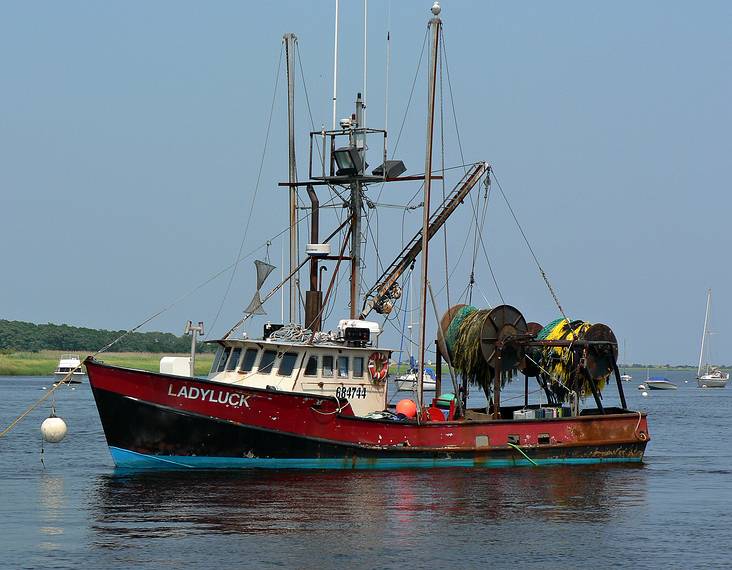 July 10, 2006 - Newburyport, Massachusetts.<br />A 45-min. narrated harbor cruise.<br />Fishing boat.