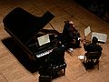 July 11, 2006 - Tanglewood, Lenox, Massachusetts.<br />Pianist  Yefim Bronfman, violinist Gil Shaham, and cellist  Truls Mrk.