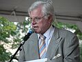 July 29, 2006 - Newburyport, Massachusetts.<br />Yankee Homecoming Opening Day performance by Symphony by the Sea.<br />Ted Kennedy narrating in the performance of Copland's Lincoln Portrait.