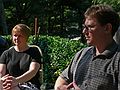 August 26, 2006 - Manchester by the Sea, Massachusetts.<br />Edite's birthday celebration.<br />Krista and her husband Marc.