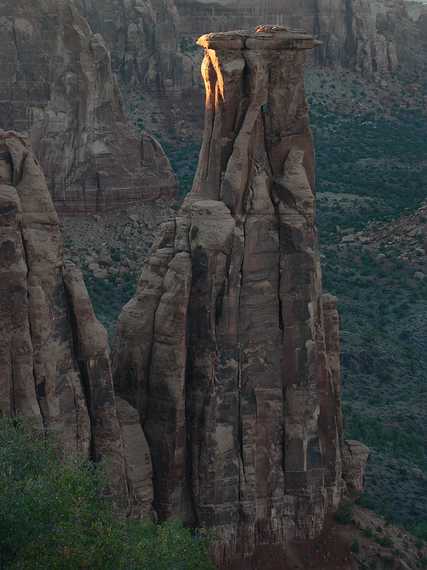 August 10, 2006 - Colorado National Monument near Grand Junction, Colorado.<br />View along Rim Rock Drive.