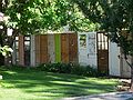 August 11, 2006 - Grand Junction, Colorado.<br />At the Gallery Bed and Breakfast.<br />A fence made of doors.
