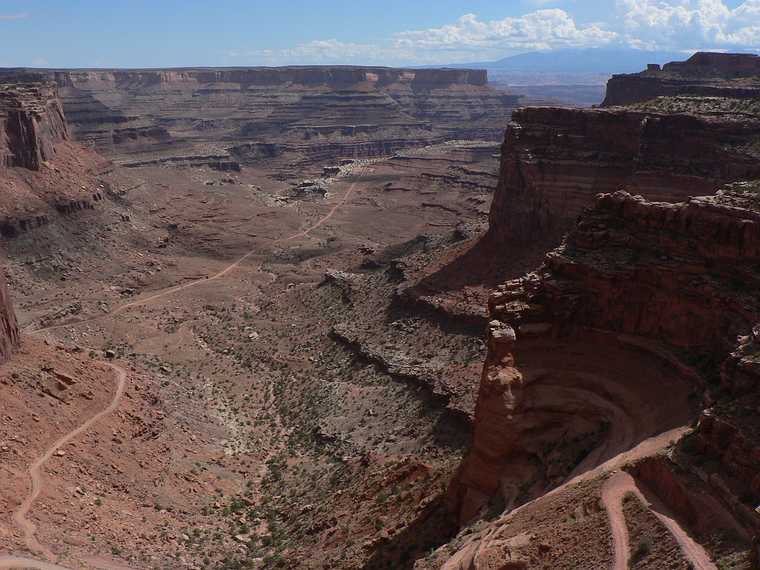 August 17, 2006 - Island in the Sky, Canyonlands National Park, Utah.<br />Views from the Neck area.