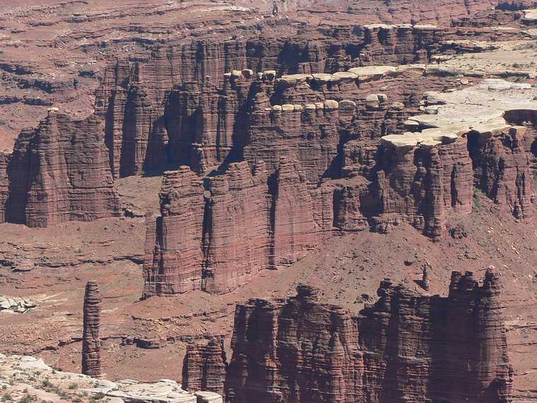 August 17, 2006 - Island in the Sky, Canyonlands National Park, Utah.<br />At Grand View Point Overlook.