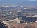August 17, 2006 - Island in the Sky, Canyonlands National Park, Utah.<br />Green River Overlook.<br />Turks Head and our 2nd night's campsite are in the middle left.