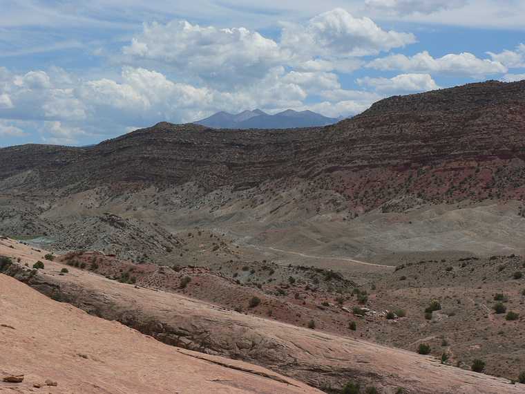 August 18, 2006 - Arches National Park, Utah.<br />View from path to/from Delicate Arch.