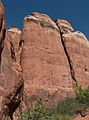 August 18, 2006 - Arches National Park, Utah.<br />A guided tour through Fiery Furnace, the coolest place in the park.