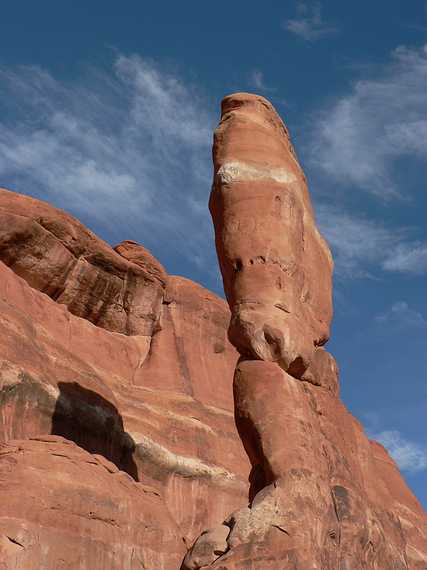 August 18, 2006 - Arches National Park, Utah.<br />A guided tour through Fiery Furnace, the coolest place in the park.