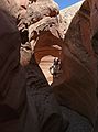 August 19, 2006 - Little Wild Horse Canyon, near Goblin Valley State Park, Utah.<br />Joyce.