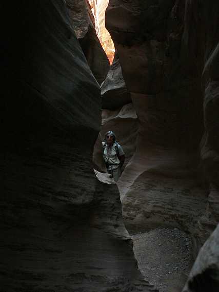 August 19, 2006 - Little Wild Horse Canyon, near Goblin Valley State Park, Utah.<br />Joyce.