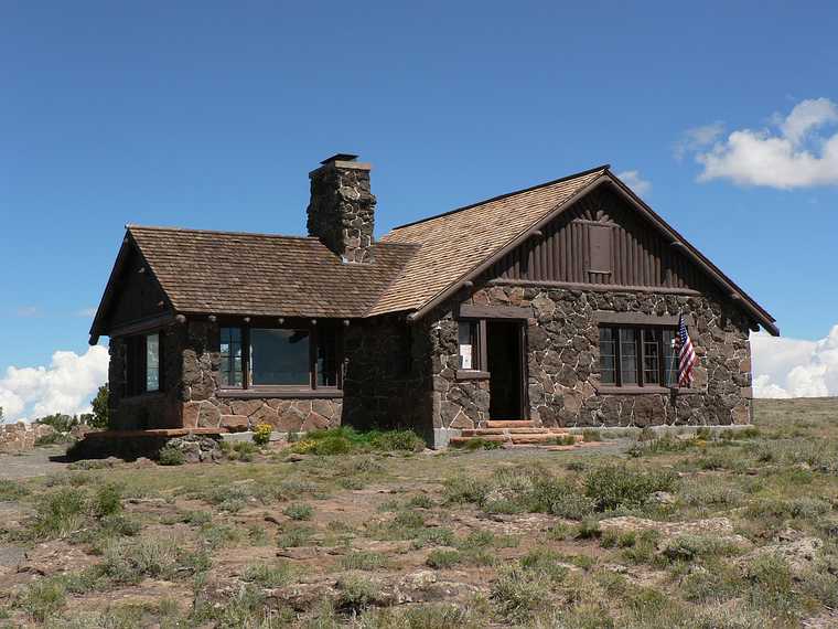 August 20, 2006 - Lands End, Grand Mesa National Forest, Colorado.<br />Historic Ranger Observatory and visitor center.