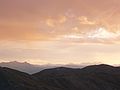 August 20, 2006 - Loveland Pass, highway US-6, Colorado.<br />View south at sunset.