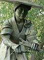 August 22, 2006 - Benson Sculpture Park, Loveland, Colorado.<br />Carla Knight, "Rice Ritual", bronze.