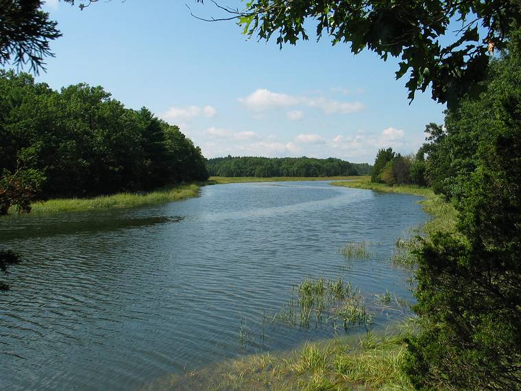 Sept 7, 2006 - Old Town Hill (Trustees of Reservations), Newbury, Massachusetts.<br />Little River section of the park.