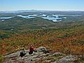 October 8, 2006 - Mt. Percival and Mt. Morgan hike near Holderness, New Hampshire.<br />Squam Lake from atop Mt. Percival.