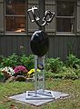 October 20, 2006 - South Berwick, Maine.<br />Joyce's sculpture just after we installed it at the purchaser's site.