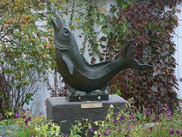 Oct. 20, 2006 - Ogunquit Museum of American Art, Maine.<br />"Dolphin" by Robert Laurent.
