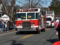 Dec. 3, 2006 - Santa Parade, Merrimac, Massachusetts.<br />The local fire department with sirens screaming.