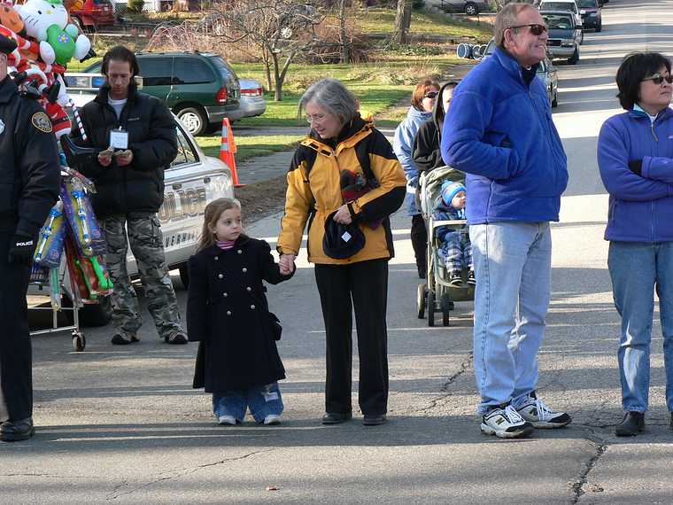 Dec. 3, 2006 - Santa Parade, Merrimac, Massachusetts.<br />Two familiar faces in the crowd: Miranda and Joyce.