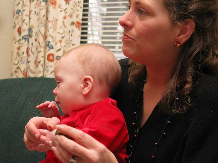 Dec. 25, 2006 - Merrimac, Massachusetts.<br />Matthew and Holly.