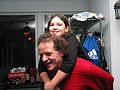 Dec. 25, 2006 - South Hampton, New Hampshire.<br />Paul and Arianna.