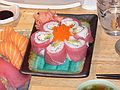 Jan. 2, 2007 - Oakland, California.<br />A sushi feast at Melody's and Sati's apartment.