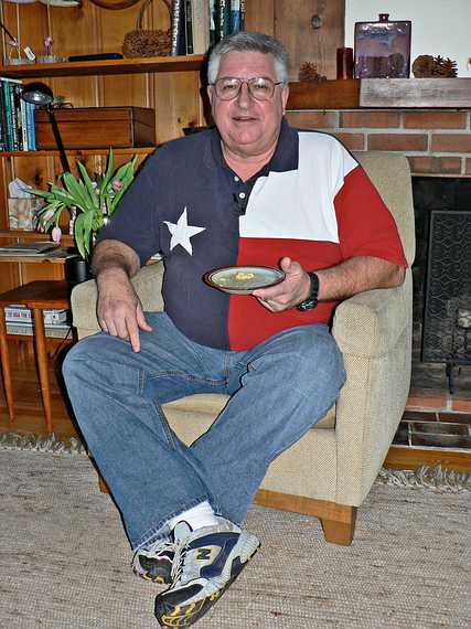 Jan. 20, 2007 - Mirdza's 92nd birthday, Manchester by the Sea, Massachusetts.<br />Jim, Mirdza's son-in-law, who  flew in from Texas.