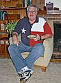 Jan. 20, 2007 - Mirdza's 92nd birthday, Manchester by the Sea, Massachusetts.<br />Jim, Mirdza's son-in-law, who  flew in from Texas.