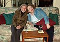 Jan. 20, 2007 - Mirdza's 92nd birthday, Manchester by the Sea, Massachusetts.<br />Joyce and Priscilla.