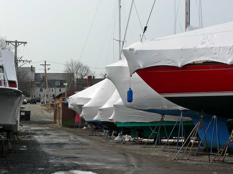 March 14, 2007 - Hilton's Boat Yard, Newburyport, Massachusetts.