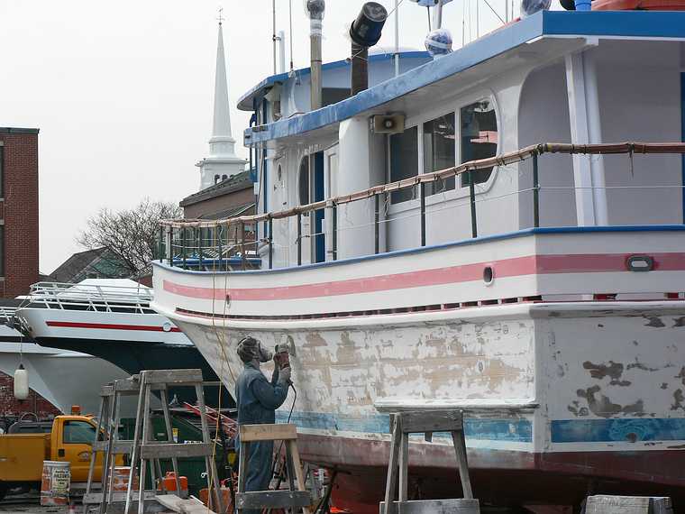 March 14, 2007 - Hilton's Boat Yard, Newburyport, Massachusetts.