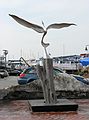March 14, 2007 - Newburyport, Massachusetts.<br />Current sculptures at Somerby's Landing.