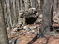 March 24, 2007 - Dogtown (Gloucester/Rockport), Massachusetts.<br />Get Outdoors New England and SubSig hike.<br />A fireplace of one of the 100 homes that comprised Dogtown, abandoned since 1830.