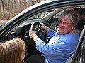 April 8, 2007 - Mendon, Massachusetts.<br />Easter, Norma's birthday, and Paul and Norma's wedding anniversary.<br />Norma behind the wheel of Carl's new Lexus.