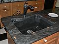 April 13, 2007 - Tewksbury, Massachusetts.<br />At Paul and Norma's to see Melody.<br />New sink, faucets, and countertop.