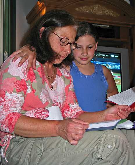 May 13, 2007 - Mother's Day at Tom and Kim's in South Hampton, New Hampshire.<br />Kim and Arianna.